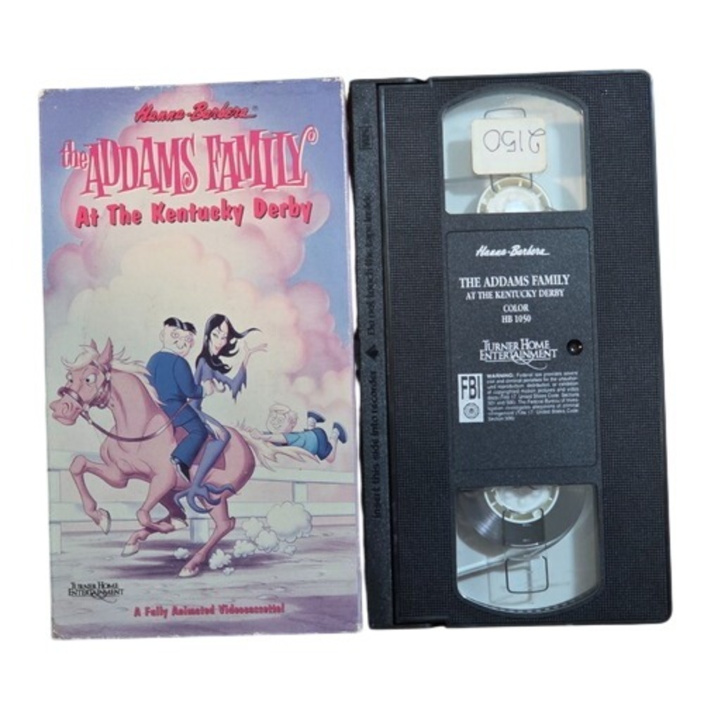 1992 Hanna Barbera The Addams Family at the Kentucky Derby Cartoon VHS